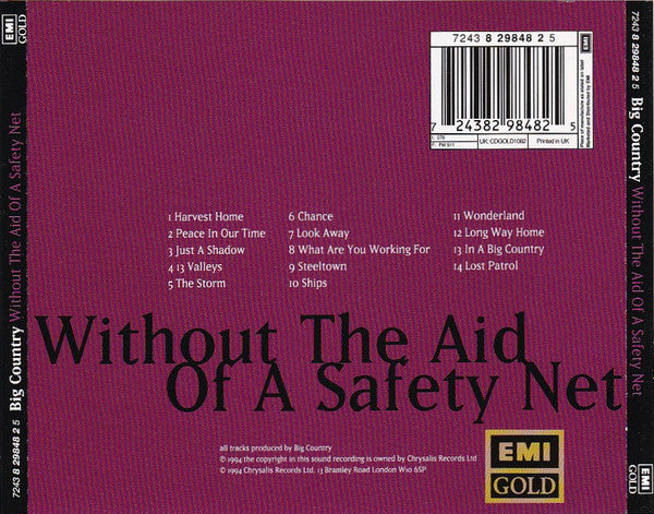 Big Country : Without The Aid Of A Safety Net (Live) (CD, Album, RE)