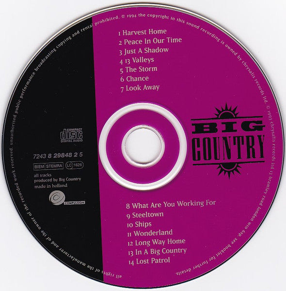 Big Country : Without The Aid Of A Safety Net (Live) (CD, Album, RE)
