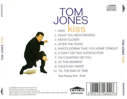 Tom Jones : Kiss (CD, Album, RE)