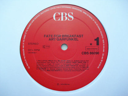 Art Garfunkel : Fate For Breakfast (LP, Album, RE, Red)