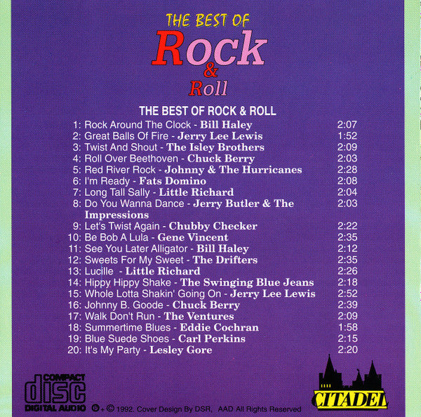 Various : The Best Of Rock & Roll (CD, Comp)