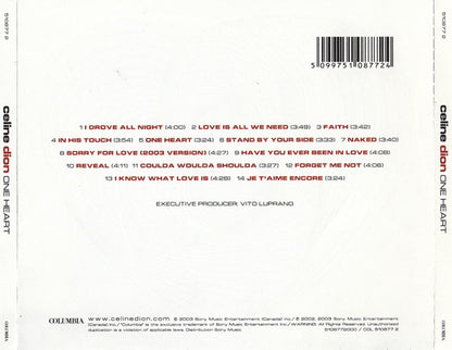 Céline Dion : One Heart (CD, Album)