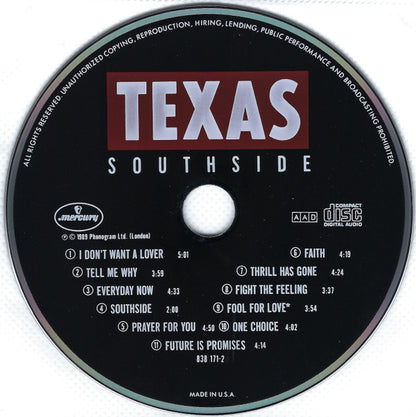 Texas : Southside (CD, Album)