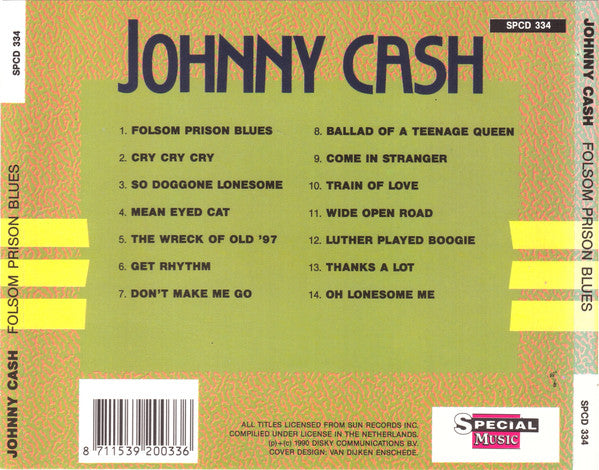 Johnny Cash : Folsom Prison Blues  (CD, Comp)