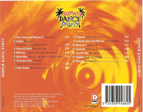 Various : Summer Dance Party (CD, Comp)