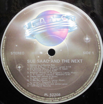 Sue Saad And The Next : Sue Saad And The Next (LP, Album)