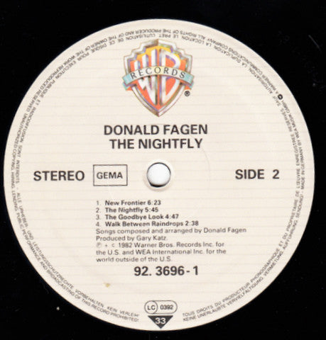 Donald Fagen : The Nightfly (LP, Album)