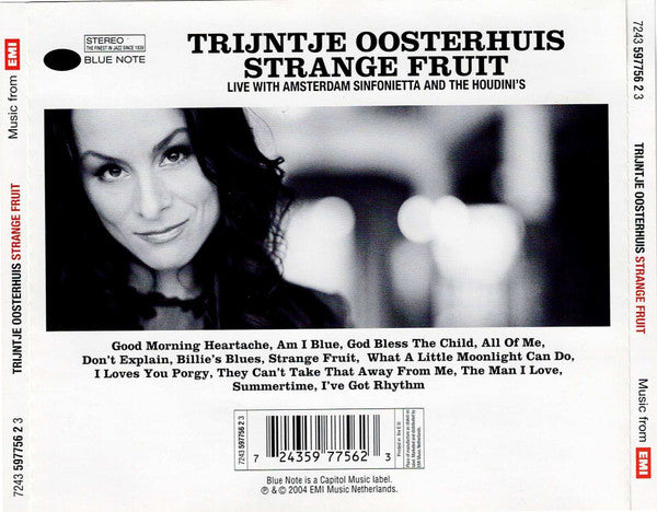 Trijntje Oosterhuis Live With Amsterdam Sinfonietta And The Houdini's : Strange Fruit (CD, Album)