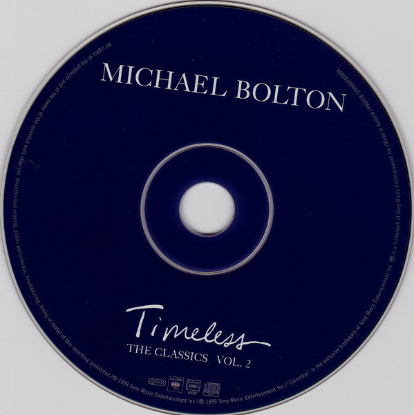 Michael Bolton : Timeless (The Classics Vol. 2) (CD, Album)