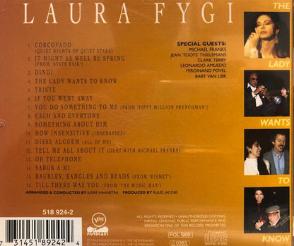 Laura Fygi : The Lady Wants To Know (CD, Album, RE)