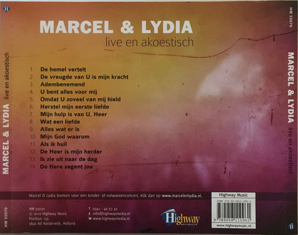 Marcel & Lydia* : Live En Akoestisch (CD, Album)