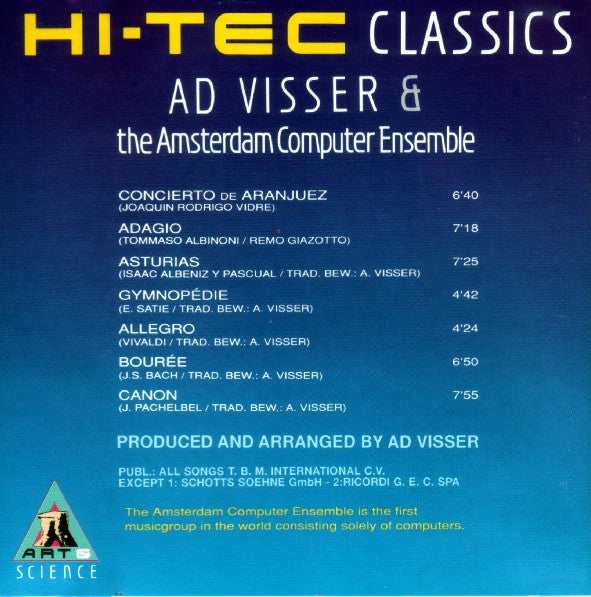 Ad Visser & The Amsterdam Computer Ensemble : Hi-Tec Classics (CD, Album)