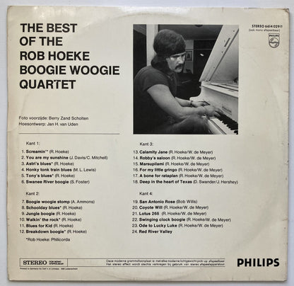 Rob Hoeke Boogie Woogie Quartet : The Best Of The Rob Hoeke Boogie Woogie Quartet (2xLP, Comp)