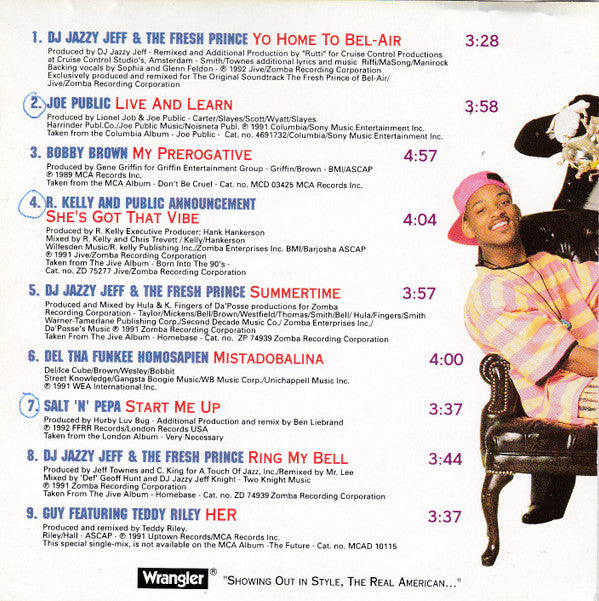 Various : The Fresh Prince Of Bel-Air The Original Soundtrack (CD, Album, Comp)