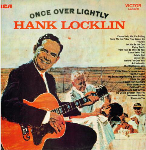 Hank Locklin : Once Over Lightly (LP, Album, RE)