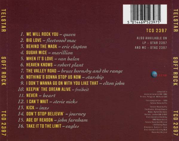 Various : Soft Rock - 16 Rock Classics (CD, Comp)