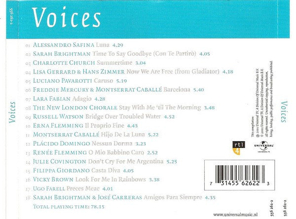 Various : Voices (CD, Comp)