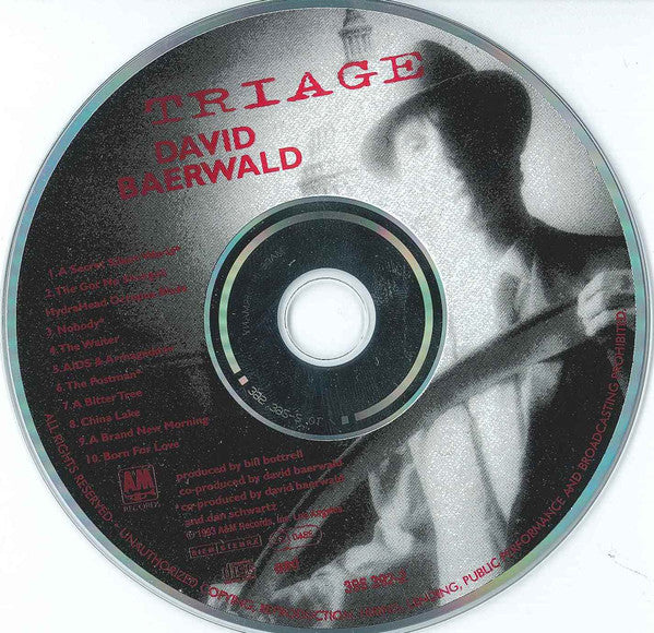 David Baerwald : Triage (CD, Album)