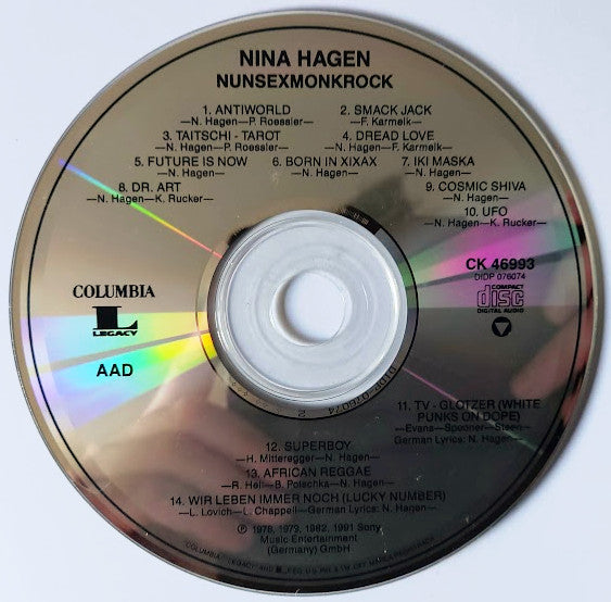 Nina Hagen : Nunsexmonkrock / Nina Hagen Band (CD, Comp)