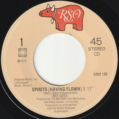 Bee Gees : Spirits Having Flown (7", Single)