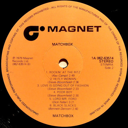 Matchbox (3) : Matchbox (LP, Album)