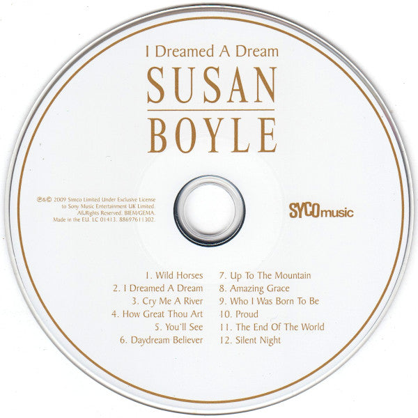 Susan Boyle : I Dreamed A Dream (CD, Album)