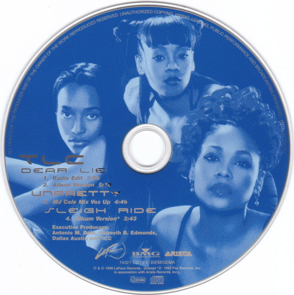 TLC : Dear Lie (CD, Maxi)