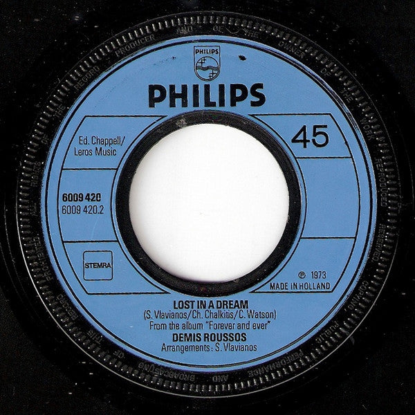 Demis Roussos : Someday Somewhere / Lost In A Dream (7", Single)