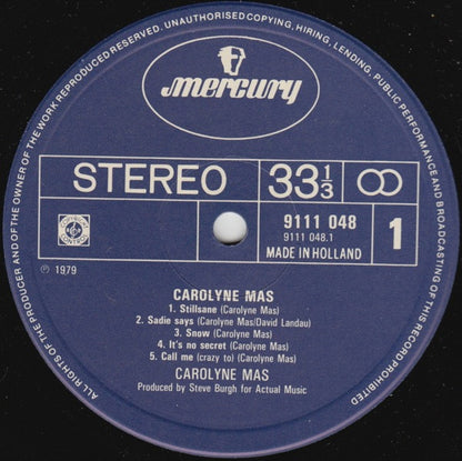 Carolyne Mas : Carolyne Mas (LP, Album)