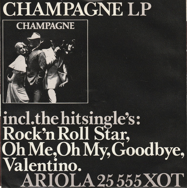 Champagne (5) : Valentino (7", Single)