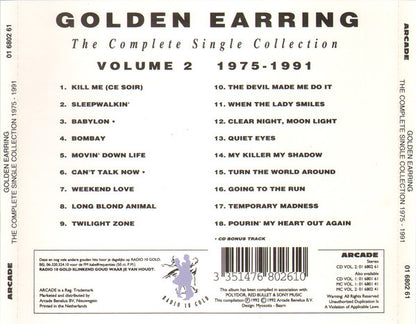Golden Earring : The Complete Single Collection Volume 2 1975-1991 (CD, Comp)