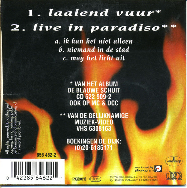 De Dijk : Laaiend Vuur (CD, Single)