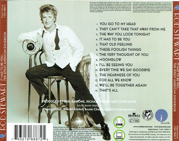 Rod Stewart : It Had To Be You... The Great American Songbook (CD, Album, Copy Prot.)