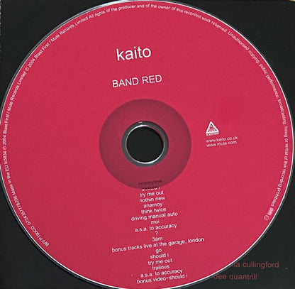 Kaito (2) : Band Red (CD, Album, Enh, RM)