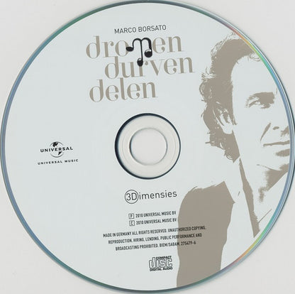 Marco Borsato : Dromen Durven Delen (3 Dimensies) (CD, Album)