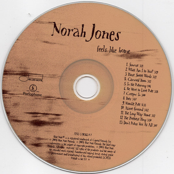 Norah Jones : Feels Like Home (CD, Album, Enh, Med)