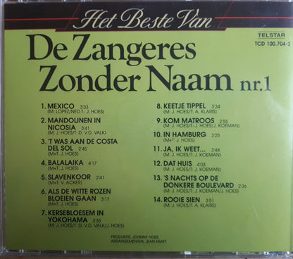 Zangeres Zonder Naam : 't Was Aan De Costa Del Sol En Andere Grote Hits (2xCD, Comp)