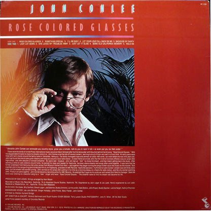 John Conlee : Rose Colored Glasses (LP, Album)