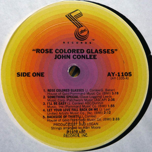 John Conlee : Rose Colored Glasses (LP, Album)