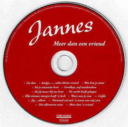 Jannes : Meer Dan Een Vriend (CD, Album)
