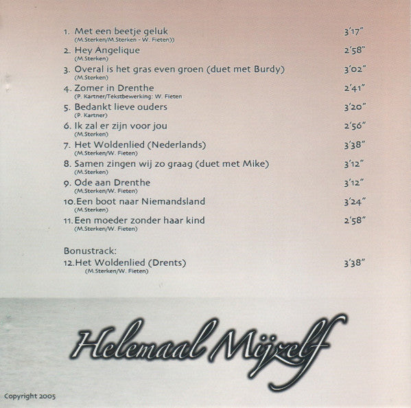 Wilma Fieten : Helemaal Mijzelf (CD, Album)