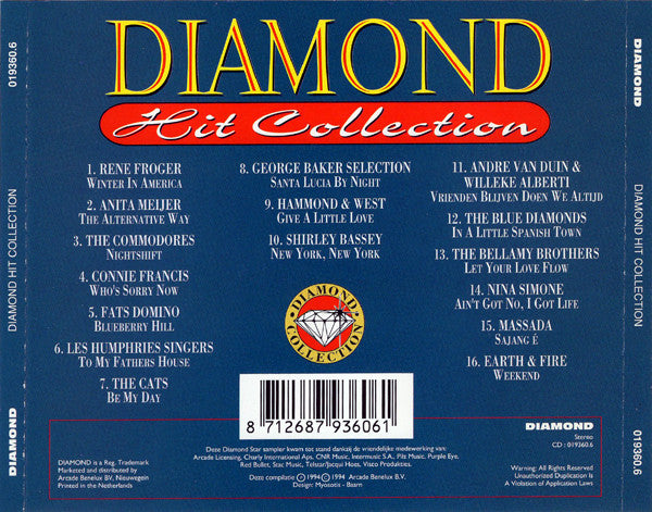 Various : Diamond Hit Collection (CD, Comp)