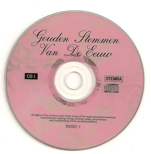 Various : Gouden Stemmen Van De Eeuw (2xCD, Comp)