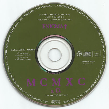Enigma : MCMXC a.D. "The Limited Edition" (CD, Album, Ltd)