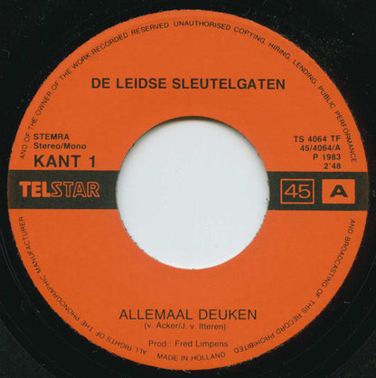 De Leidse Sleutelgaten : Allemaal Deuken (7", Single)