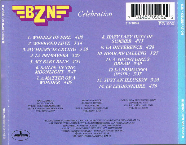 BZN : Celebration (CD, Comp)