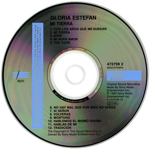 Gloria Estefan : Mi Tierra (CD, Album)