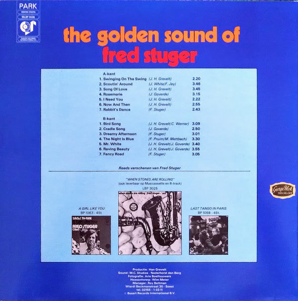 Fred Stuger : The Golden Sound Of Fred Stuger (LP, Album)