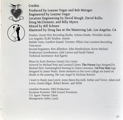 Leonard Cohen : Cohen Live - Leonard Cohen In Concert (CD, Album)