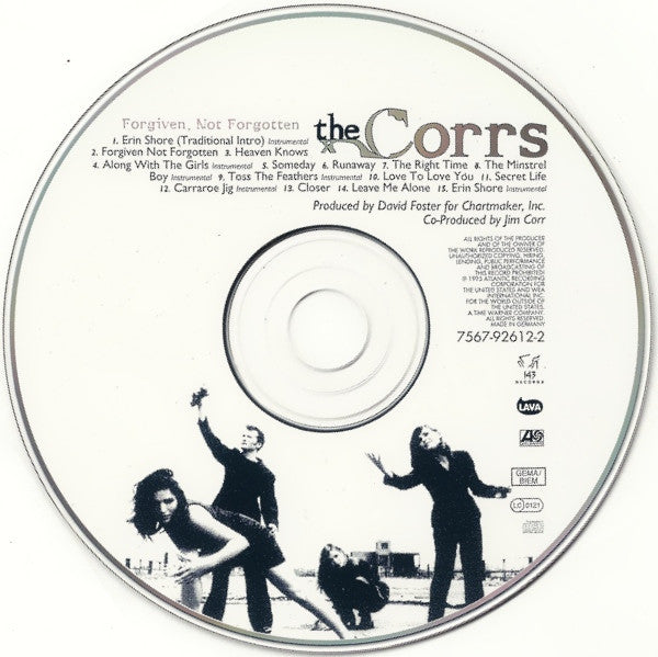 The Corrs : Forgiven, Not Forgotten (CD, Album, RE, RP)